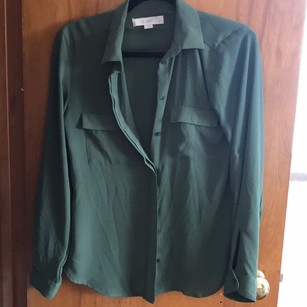 Olive green Button up